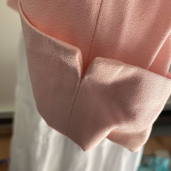 Suit jacket light peach three button by Newport News style works women’s 10 - Picture 5 of 10
